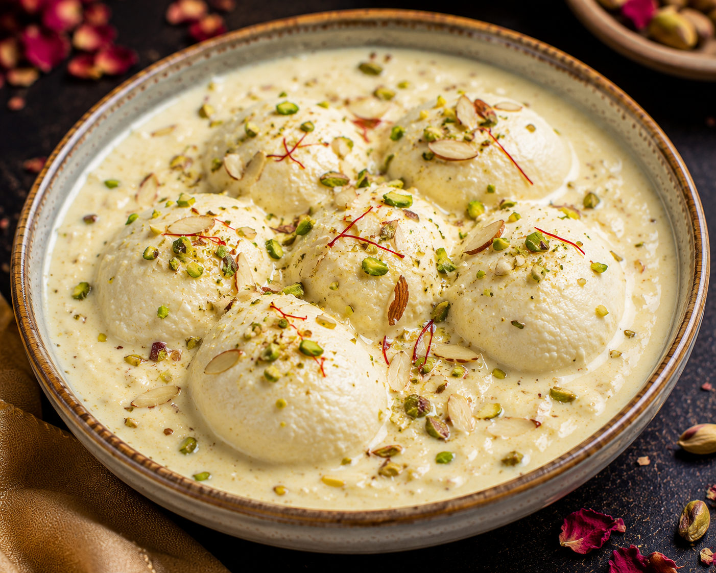 Rasmalai with Rabdi